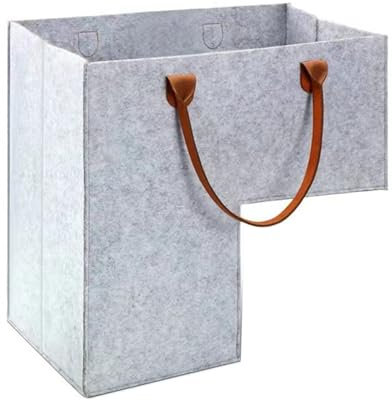 Bolsa de almacenamiento plegable para escaleras con asas, organizador de ropa para escaleras, organizador de ropa de gran capacidad, cesta de escalera lavable