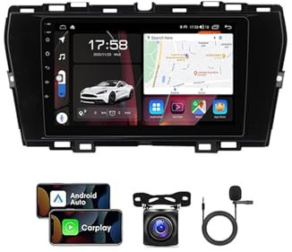 ZCBZBy Android 13 Autoradio Stereo per Ssangyong Tivoli 2019-2021,9Touch Screen Bluetooth Navigazione,Carplay Android Auto GPS DSP Bluetooth 4G WIFI HiFi FM AM Radio con Telecamera (Colore: M100S 4-C