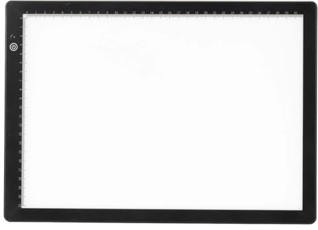 Sxmrmnx Visor de diapositivas ultra delgado, tamaño A4, 3 modos de brillo, edición de aplicación, LED suave, alimentado por USB, escáner de diapositivas para película negativa