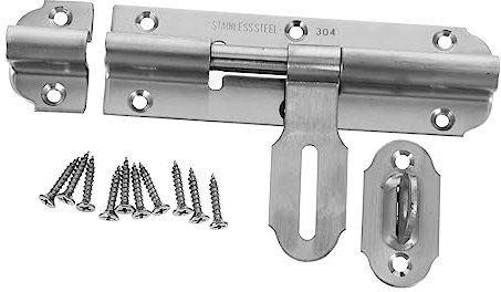 CANIGHT Ensemble De Verrous De Sécurité Robustes En Acier Inoxydable Pour Porte De Garage À Installer