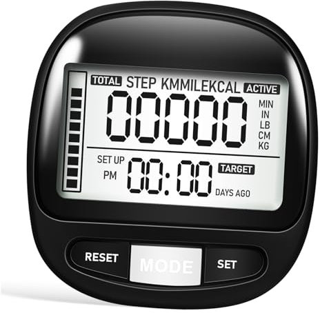 Toddmomy Compteur De Portable avec Affichage Numérique Pédomètre Sportif Clip pour Suivi des Activités Et Mémoire sur Jours