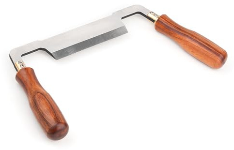 Goshyda Outil de Rasage à Tirage Droit, Outil de Manche de Travail du Bois avec Poignée Ergonomique Non Glissante, Couteau à Dessiner pour éplucher une Bordure D'écorce Façonnant le Bois