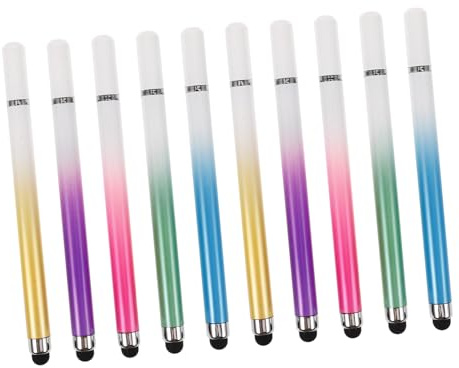 COLLBATH 10 Piezas Lápices Stylus para Tablet Puntero Capacitivo de Alta Sensibilidad para Pantallas Táctiles Compatible con Teléfonos y Tabletas para Escritura y Dibujo Preciso