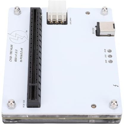 Gedourain Base para Tarjeta Gráfica Externa Potente Estación de Acoplamiento USB 4.0 para un Rendimiento Mejorado para Computadoras Portátiles, PC Pequeñas y Dispositivos Portátiles Construcción