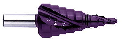 Exact 07034 Stufenbohrer Set Ø 4-12/4-20/6-30mm, Spiralnute, HSS, TiN