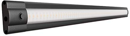 ledscom.de LED Unterbauleuchte SIRIS, 50cm, flach, schwarz, 5,9 W, 531lm, warmweiß