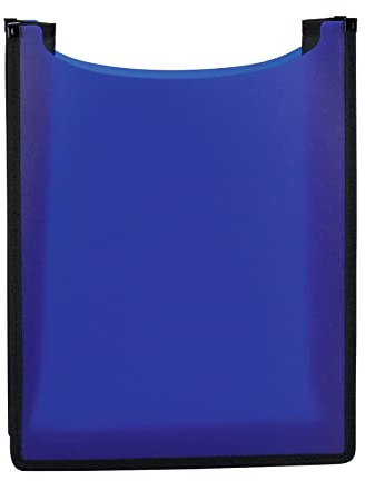 HERMA Heftbox A4 Schulranzen oben offen, 34,5 x 26 x 7 cm, Kunststoff Schulheftbox in blau für Schnellhefter, Bücher, Schulhefte, Blöcke & Unterlagen, stabile Kinder Heftmappe für den Rucksack