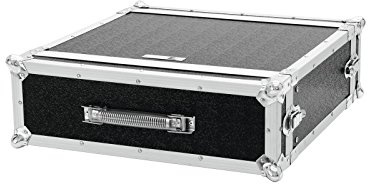 Roadinger Effektrack CO DD, 3 HE, 40cm tief für 483-mm-Steuer- und -Effektgeräte (19) | 2 abnehmbare Deckel | Eingebaute Rackschienen