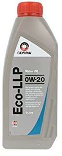 COMMA Motoröl 0W-20 Vollsynthetiköl Motor Öl ACEA C5 API SN Plus Eco-LLP 1L
