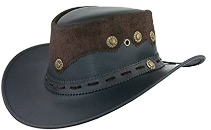 Black Jungle PENTLAND Lederhut, Westernhut, Australienhut, Cowboyhut