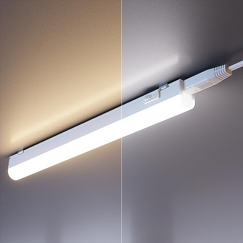 ledscom.de 3er Set LED Unterbau-Leuchten Rigel, je 25,9cm, Farbtemperatur einstellbar /, 12,588W, je 395lm
