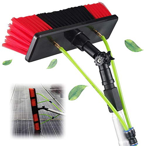Cleaning Photovoltaic and Solar Panels,Window Clean, Glass Wall Cleaning, 3-12m Washing Set Equipment Extension Pole Cleaning for Trucks Windows / 12m Rod / 30cm Brush Head