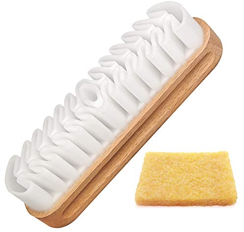 Lamondre Suede Brush, Suede & Nubuck Cleaning Kit - Crepe Brush Rubber - Suede Shoe Brush for Cleaning a kinds of Suede Nubuck Leathers