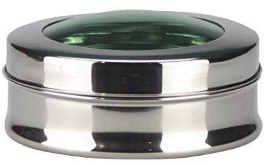 Stainless Steel Cake Storage Tin With See Through Lid Airtight Puri Dabba Canister Cupcake Biscuit Cookie Storage Tin Container Food Storage Roti Chapati Keeper Box, Round