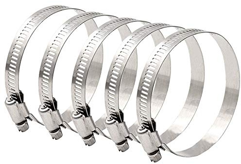 ETOPARS 5 Pièces 2 pouces Colliers de Serrage 27-51mm Plage Réglable en Acier Inoxydable Serre Joints à Tuyau pour Fixation Famille Tuyau d'eau