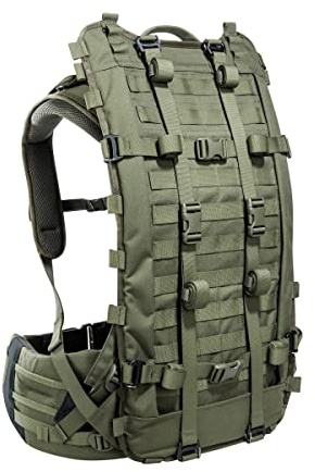 Tasmanian Tiger TT Base Carrier Flexible Soft-Kraxe, modulare Lasten-Kraxe mit Molle System, flexibel erweiterbarer Lasten-Träger