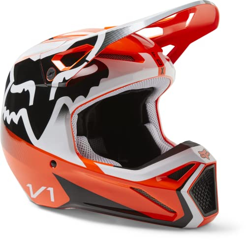 FOX RACING Unisex – Erwachsene Leed Helm, Flo Org, XS