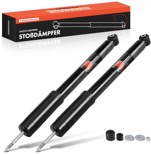 Frankberg 2x Stossdämpfer Stoßdämpfer Hinten Links Rechts 482mm Gasdruck | Kompatibel mit SLK R170 200 Kompressor 200 230 Kompressor 320 Replace# 553245,1703261100