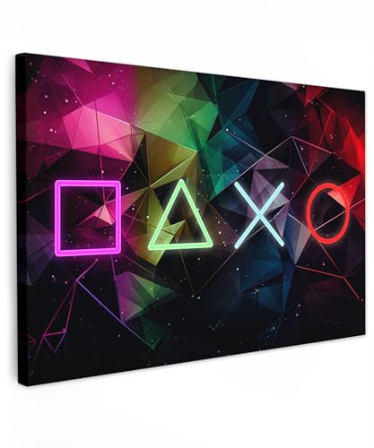 MuchoWow© Wandbilder Groß XXL Wohnzimmer Wanddeko Schlafzimmer Zimmerdeko | 120x80 cm - Fotowand Zimmer Deko auf Wand Dekoration Wall Art Modern - Gaming - Console - Game