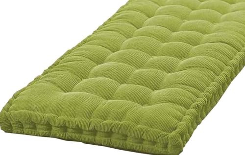 Cuscino per Panca Interni/Esterni ,10cm Spesso per Dondolo da Giardino Cuscini Per Panche , 1/2/3 posti Sedia Trapuntato Cuscino per panca , per Patio, Altalena, Terrazza Divano(Color:6a,Size:140x40x1