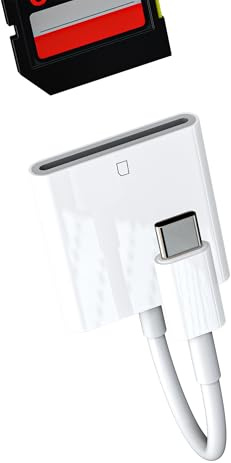 Lector de tarjetas USB C SD lector de tarjetas de memoria teléfono móvil adaptador tarjetas de memoria externo lector de tarjetas de memoria tipo C para Apple iPhone 15 para iPad Pro compatible con