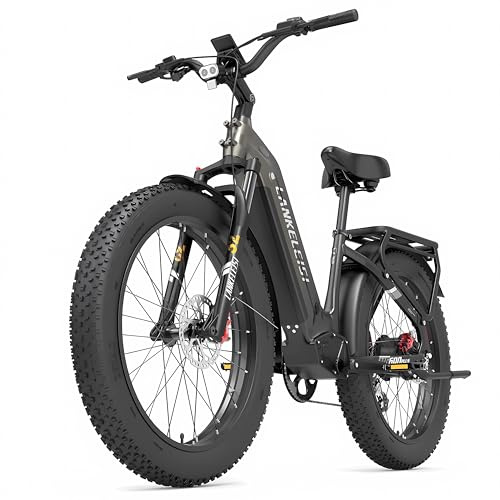 LANKELEISI MG600 Plus E-Bike 26 Zoll Fatbike Tiefeinsteiger 960Wh Bis 150KM