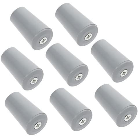 STOBAZA 8piezas Topes Para Persianas Enrollables Repuestos Plásticos De Parada Con Amortiguador Limitadores Resistentes y Fáciles De Instalar Para Ventanas y Puertas Protección