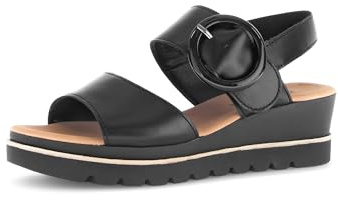 Gabor dam remsandaler, damsandaler, Svart 27, 37.5 EU