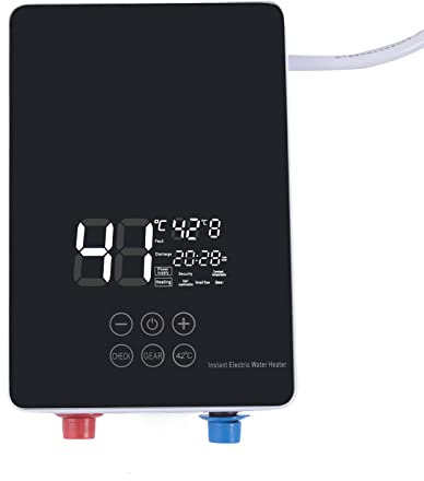 Scaldacqua istantanea elettrico scaldabagno scaldabagno scaldabagno istantaneo rapido 55°C, per cucina e bagno