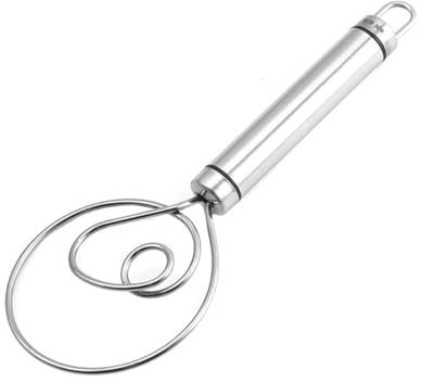 Frusta Per Uova Utensili Da Cucina Frullino For Le Uova, Farina, Sbattere L'albume, Crema, Manico Sospeso In Acciaio Inossidabile, Strumento For Mescolare Manualmente La Farina, Bastoncino For Uova Da