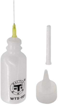 Botella de punta de aguja – Pegamento engrasador de aguja portátil con