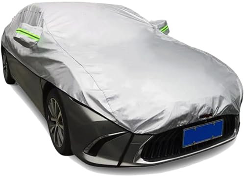 Autoplane für Audi A3 Cabrio (2013-2016) Autoabdeckung Auto Halbgarage, Autoabdeckung Winter Auto Abdeckung Outdoor, Regen Schnee Sonne UV-Schutz mit Reflektierenden Streifen
