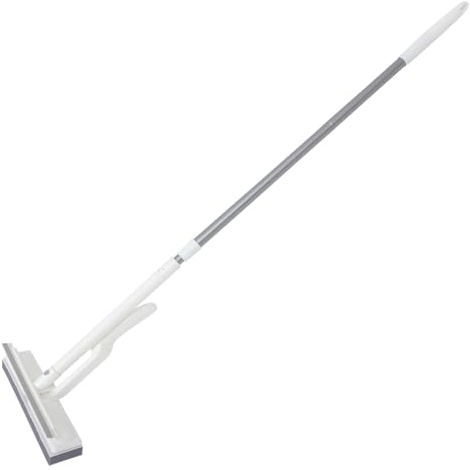 Petite Serpillière Éponge Auto-essorage pour Garçon et Filles, Beige | Pp Fer Coton, Légère et Facile à Transporter, Nettoyage des Vitres Sols