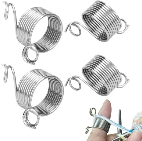 ZWWOGE 4 Guide per Filo per Principianti del Cucito (2 Piccole & 2 Medie) Accessorio per Maglia e Tessitura per Infilare Aghi Facilmente Aiuto per Fai da Te fascia riscaldante dolori mestruali