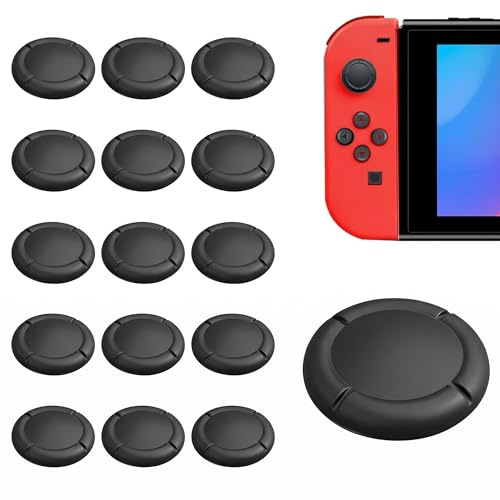 Tapa de repuesto para mando Switch Joystick Caps, Grips de silicona antideslizantes para mandos, protección analógica mejorada para experiencia de juego óptima (16 unidades)