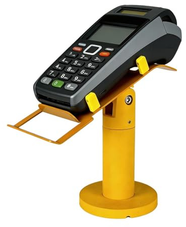 Soporte para Lector de Tarjeta Crédito | Soporte de Aleación Aluminio | Estante para cajeros con terminales de tarjeta de crédito,Para Supermercado, Tiendas, Comercios, Almacén, Mostrador, Mesas Servi