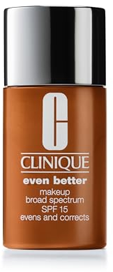 Clinique Even Better™ Makeup Broad Spectrum SPF 15 | Flüssige Foundation mit mittlerer Deckkraft, Vitamin C, natürlichem Finish und Schutz vor Pigmentflecken