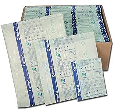 Gima 34771 Compresse Garza Cotone 7.5 x 7.5 cm, 16 Strati