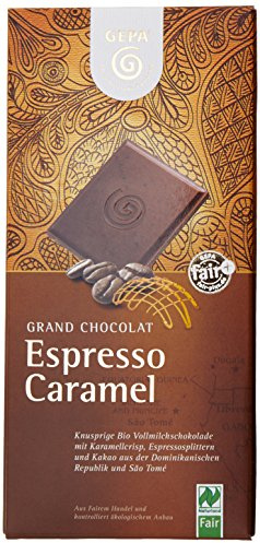 GEPA Bio-Schoko Fairt., Espresso Caramel, 10er Pack (10 x 100 g)