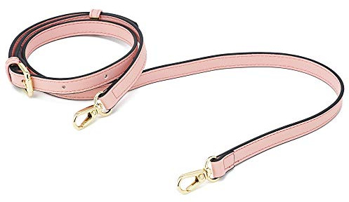 ZOUIQSS Frauen Leder Schulterriemen Trageriemen,Tasche Schultergurte Gurt Riemen für Geldbörse Handtaschen,verstellbare Ersatz Crossbody Bag Strap Tragegurt Umhängegurt(rosa)