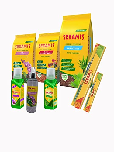 Pflanzsubstrate für Orchidee-Zimmerpflanzen- Palmen- Sparpaket - Rundumversorgung 8tlg