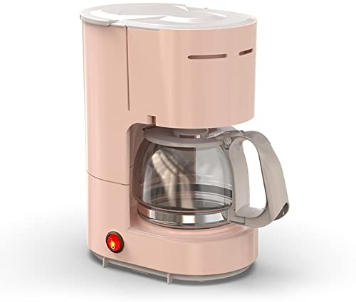 Complete portable coffee machine, household dripping coffee machine, household grinder Small coffee machine now grinding manual coffee machine,Pink