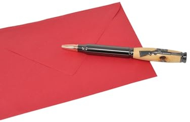 Holz Kugelschreiber - Geschenk für Jäger - Holz Drehkugelschreiber - Holzkugelschreiber - Zwetschke - Jägergeschenk - Handarbeit Geschenk wiederbefüllbar Unikat Einzelstück