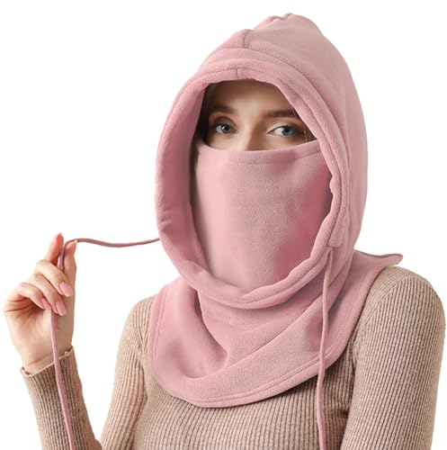 Sturmhaube Winter Für Männer Frauen Unisex Balaclava Warm Skimaske Verstellbare Gesichtsmaske Schlupfmützen Skimaske Halbe Motorrad Sturmhaube Winter