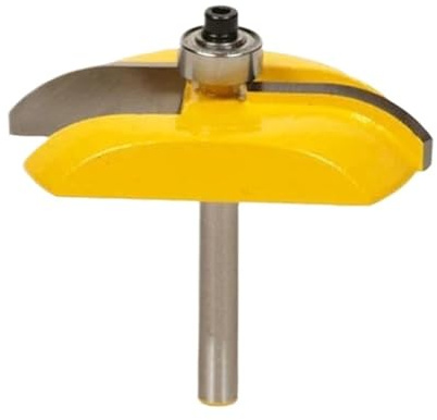 brocas de enrutador, herramienta de enrutador, enrutador de recorte Puerta de Panel elevado con vástago de 1/4 , espiga cortadora de carpintería de 2-1/2 de diámetro for herramientas de madera