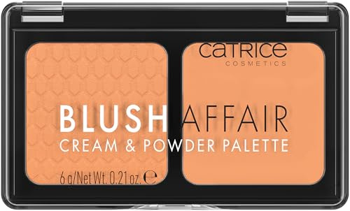 Catrice Cosmetics Blush Affair Cream et Powder Palette crème et poudre, résultat instantané, luminescent, chatoyant, intense en couleurs (6g)