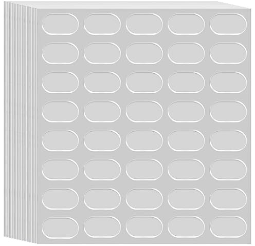Doppelseitige Klebepunkte, 560 Stück Transparente Klebende Aufkleber - Doppelseitige Klar Aufkleber für Heim und Büro Dekor, DIY Basteln
