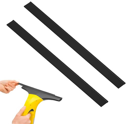 2Pcs Replacement Blades for Karcher Window Vac Accessories, 280mm Rubber Blades for Karcher Window Vac, Window Squeegee Replacement Blades Accessories Compatible with WV1 WV2 WV5 WV50 WV55 WV60 WV75