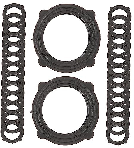 Yardwe 30 Stück O-ringe Gummidichtungen Für Gartenschläuche Flexible Verschleißfeste Schlauchscheiben Mit Hoher Elastizität Schlauchreparatur Zubehör Für Wasserhähne Und Anschlussstellen