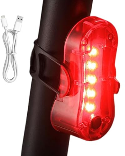 Celuicion Luce di coda in bicicletta, luce posteriore del ciclo a LED,Luci scooter impermeabili | Stringhire scooter multifunzionale, strumenti di illuminazione per biciclette ricaricabili per